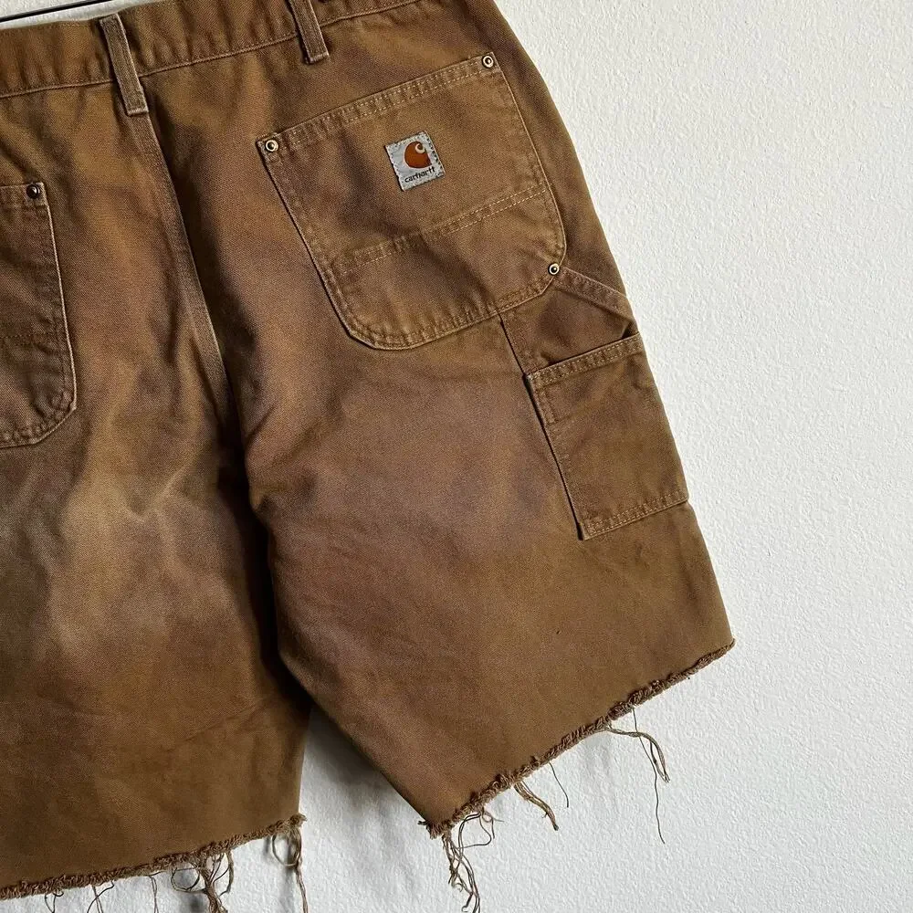 Carhartt brown double knee work wear carpenter pants